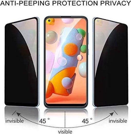 Samsung Galaxy A11 Screenprotector Gehard 9H – Privacy Screenprotector – 1-Pack-Ilumina Benelux