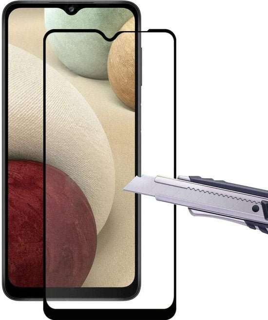 Samsung Galaxy A12 5G / M12 Screenprotector Full Cover Screenprotector Gehard 9H – 1-Pack-Ilumina Benelux