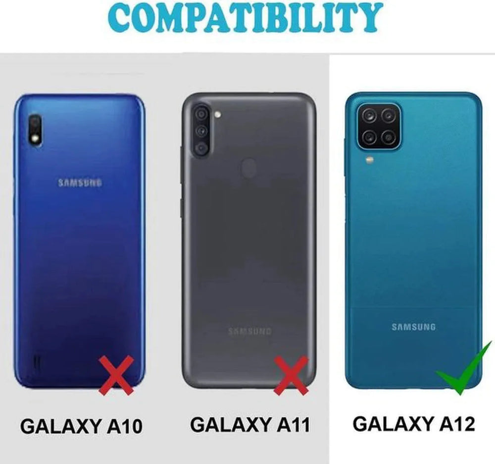 Samsung Galaxy A12 Screenprotector Gehard 9H – Anti-kras – 3-Pack-Ilumina Benelux