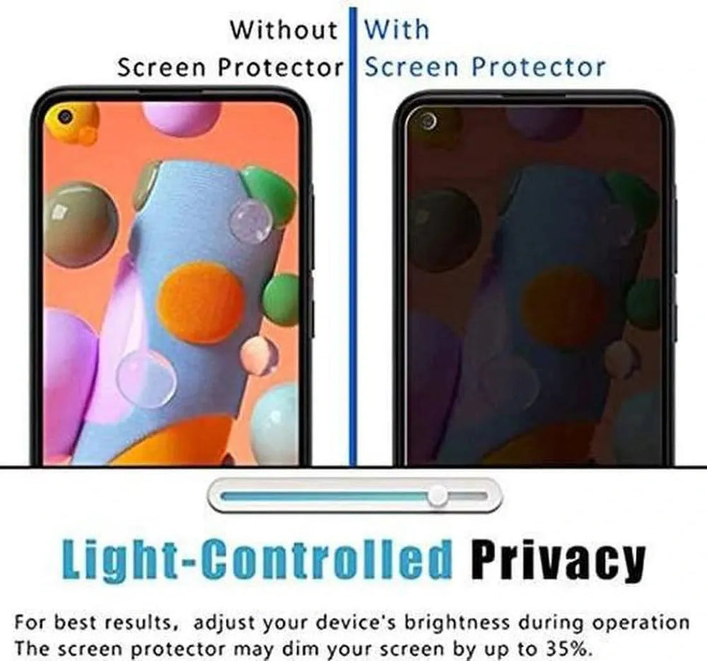 Samsung Galaxy A12 Screenprotector Gehard 9H – Privacy Screenprotector – 1-Pack-Ilumina Benelux