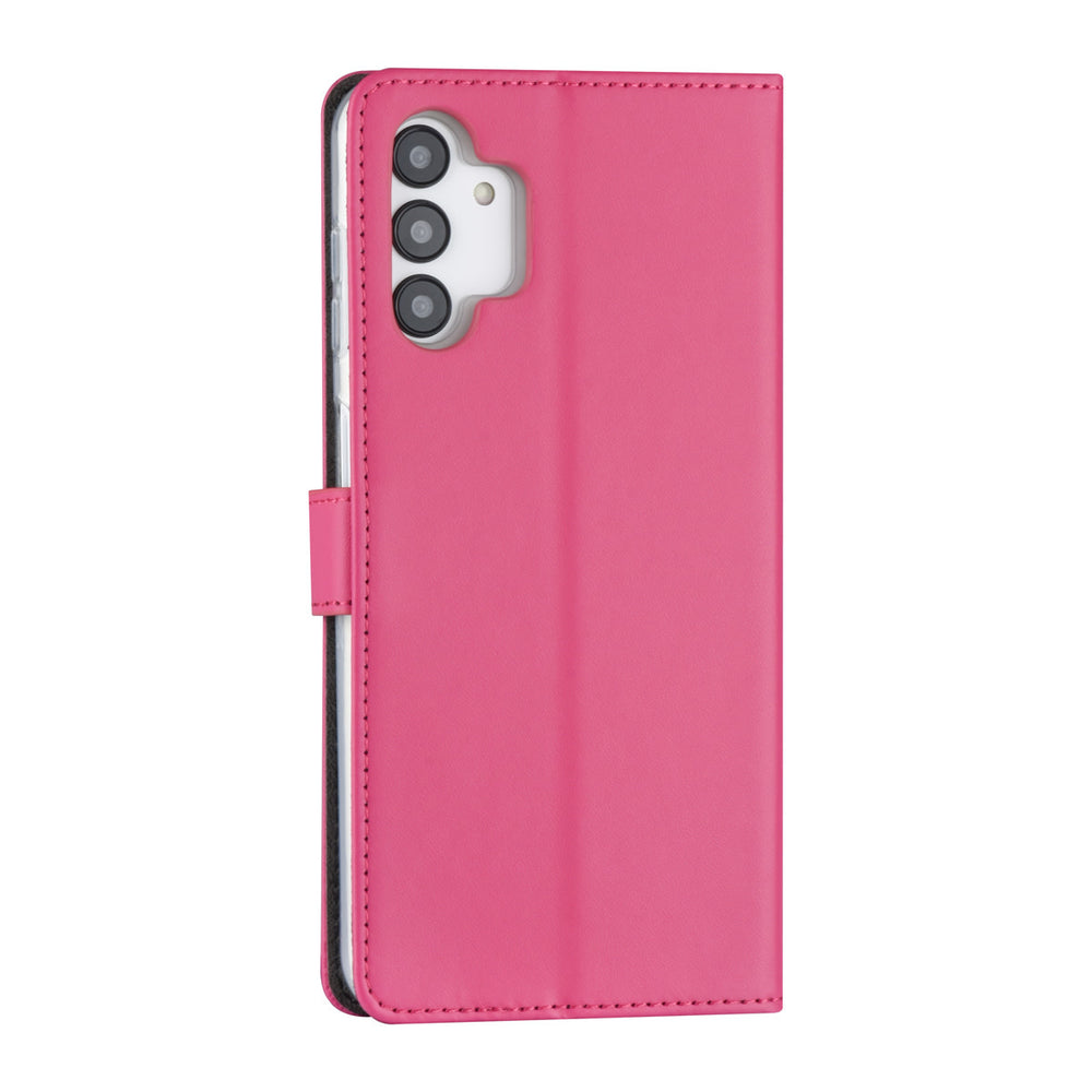 Samsung Galaxy A13 4G Book Case hoesje - Pasjeshouder voor 3 pasjes - Magneetsluiting - Felroze-Hoesjes-Ilumina Benelux