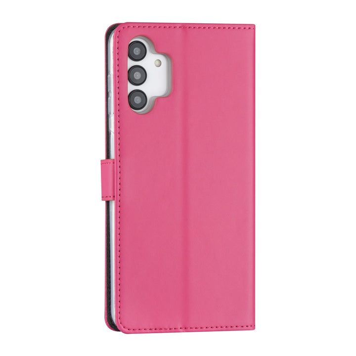 Samsung Galaxy A13 4G Book Case hoesje - Pasjeshouder voor 3 pasjes - Magneetsluiting - Felroze-Hoesjes-Ilumina Benelux