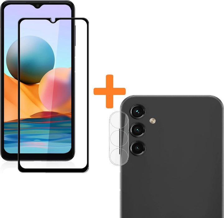 Samsung Galaxy A14 – Camera Lens & Screenprotector – Tempered Glas – 2-Pack-Ilumina Benelux