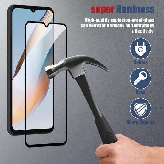 Samsung Galaxy A14 Screenprotector Full Cover Screenprotector Gehard 9H – 1-Pack-Ilumina Benelux