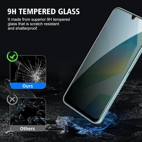 Samsung Galaxy A17 5G & A26 Screenprotector Gehard 9H – Privacy Screenprotector – 2-Pack-Ilumina Benelux