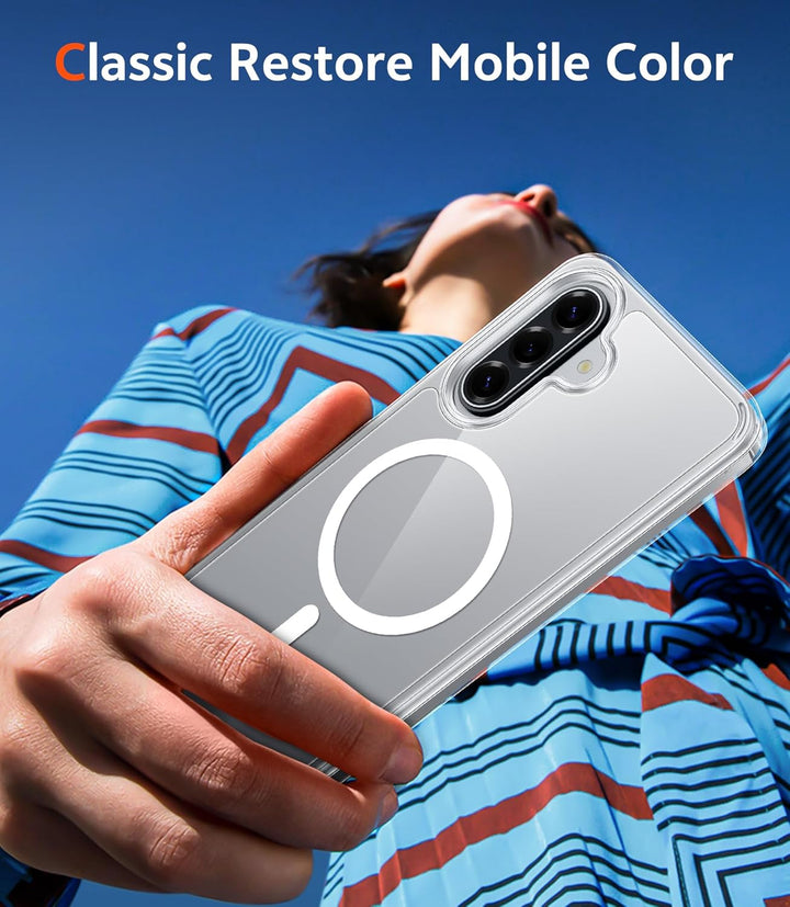 Samsung Galaxy A17 Hoesje – Transparant MagSafe Case met 2 Screenprotectors-Ilumina Benelux