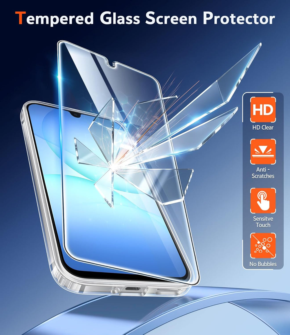 Samsung Galaxy A17 Hoesje – Transparant MagSafe Case met 2 Screenprotectors-Ilumina Benelux