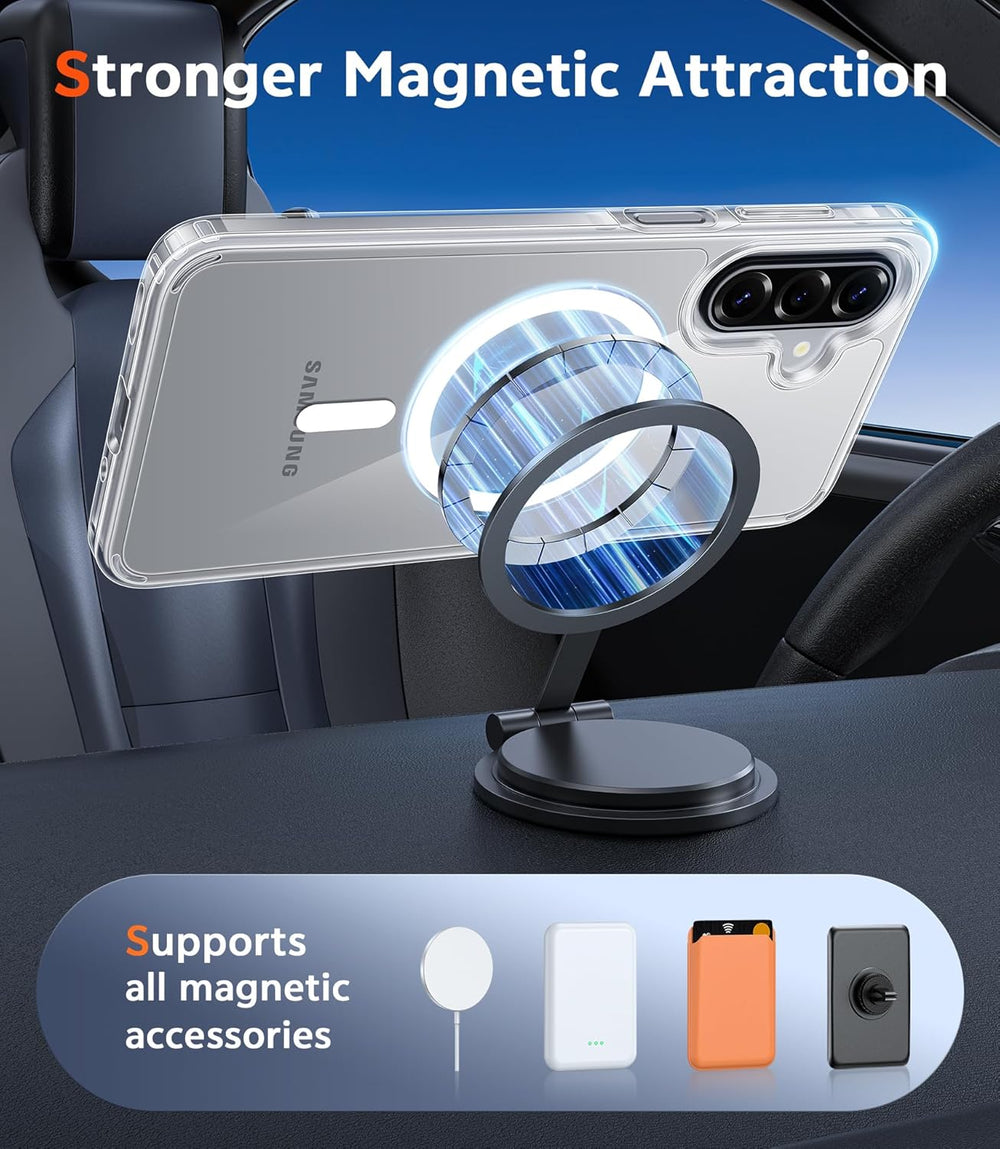 Samsung Galaxy A17 Hoesje – Transparant MagSafe Case met 2 Screenprotectors-Ilumina Benelux
