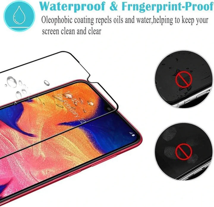 Samsung Galaxy A20e Screenprotector Full Cover Screenprotector Gehard 9H – Anti-kras-Ilumina Benelux