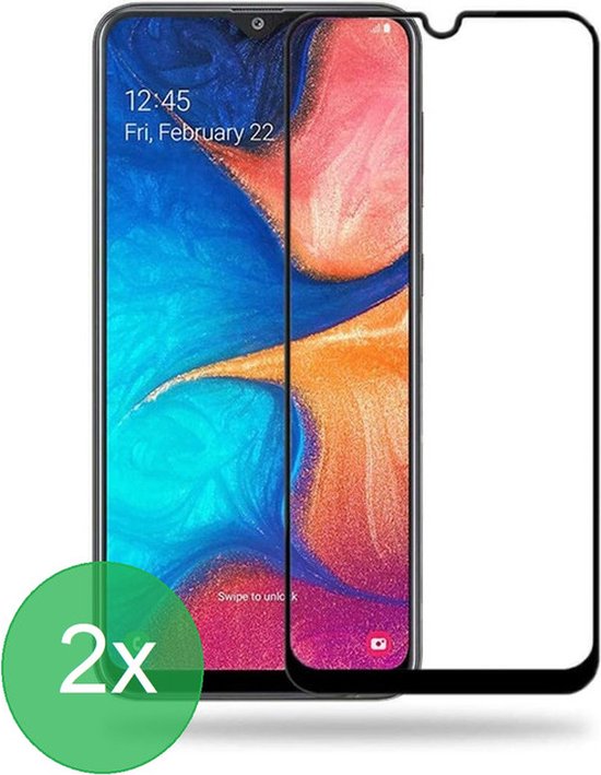 Samsung Galaxy A20e Screenprotector Full Cover Screenprotector Gehard 9H – 2-Pack-Ilumina Benelux