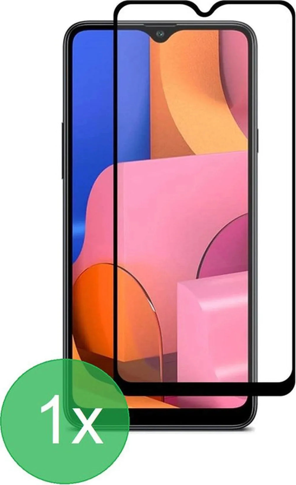 Samsung Galaxy A20s Screenprotector Full Cover Screenprotector Gehard 9H – 1-Pack-Ilumina Benelux