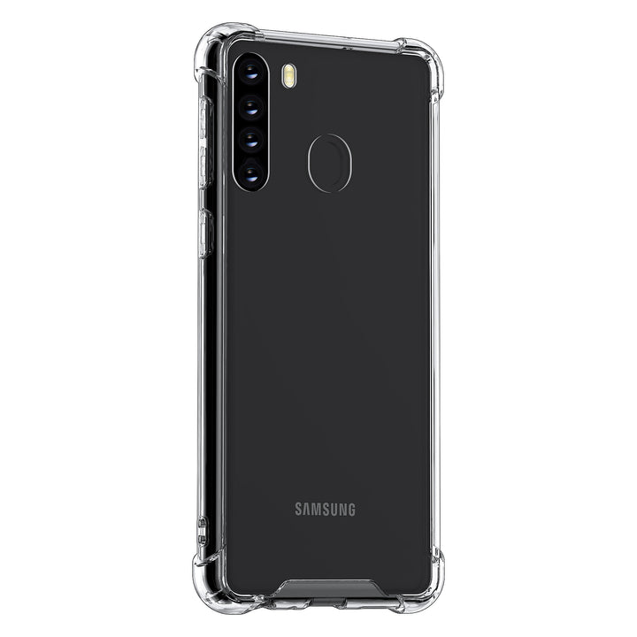 Samsung Galaxy A21 Transparant Backcover hoesje - shockproof - silicone-Hoesjes-Ilumina Benelux