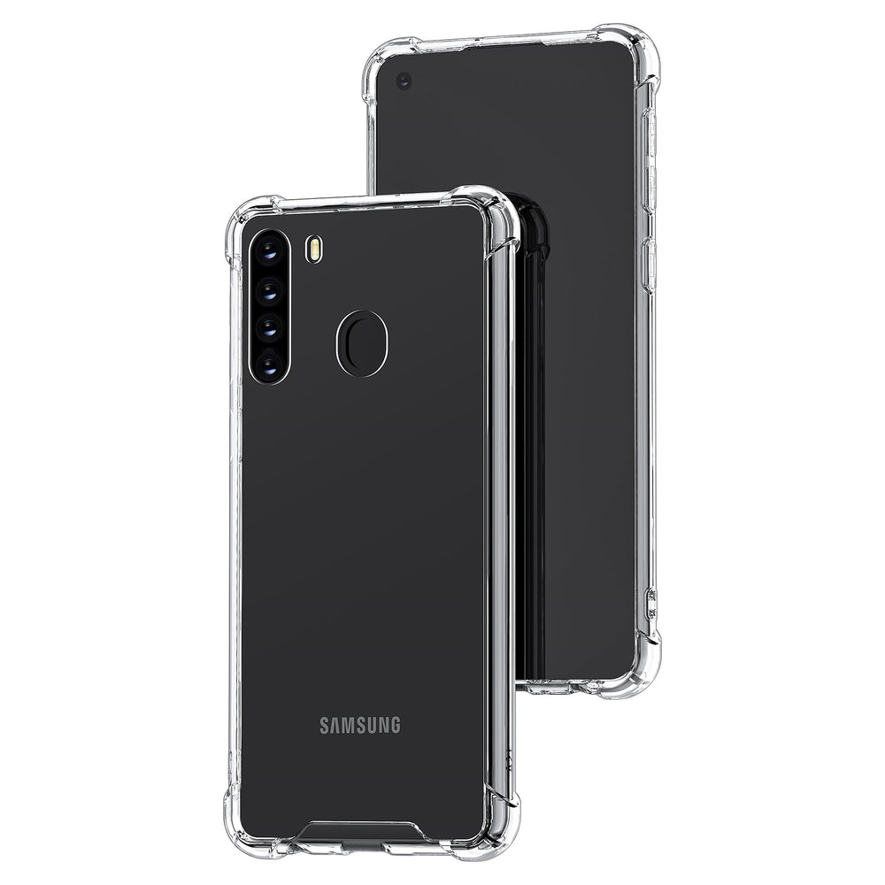 Samsung Galaxy A21 Transparant Backcover hoesje - shockproof - silicone-Hoesjes-Ilumina Benelux