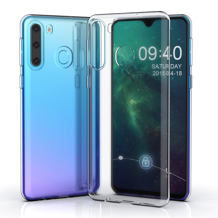 Samsung Galaxy A21 Transparant Backcover hoesje - silicone-Hoesjes-Ilumina Benelux