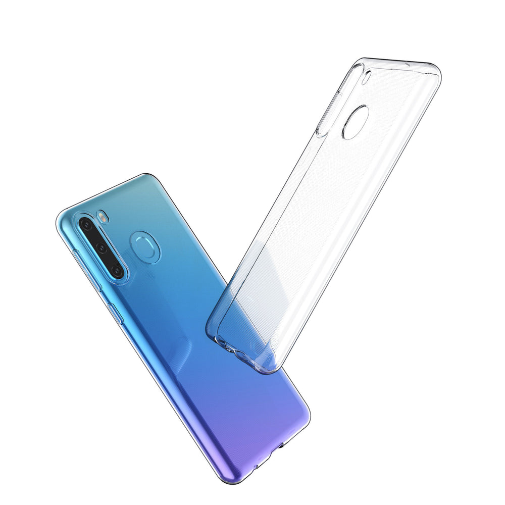 Samsung Galaxy A21 Transparant Backcover hoesje - silicone-Hoesjes-Ilumina Benelux