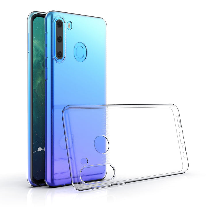 Samsung Galaxy A21 Transparant Backcover hoesje - silicone-Hoesjes-Ilumina Benelux