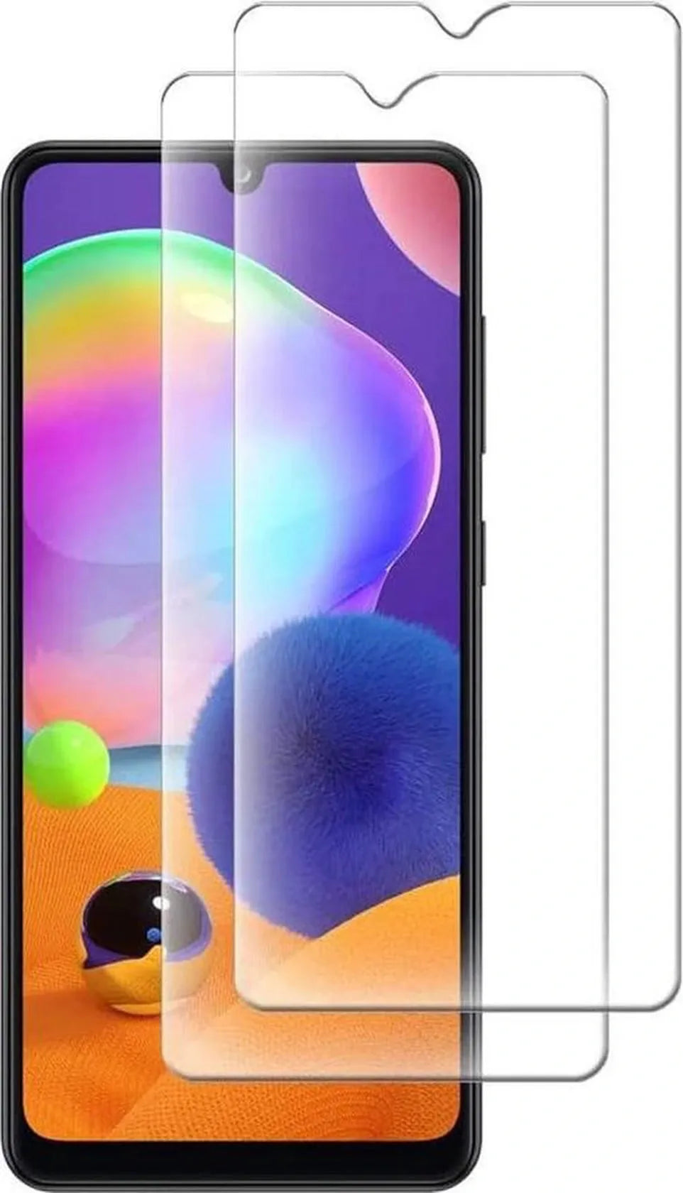 Samsung Galaxy A21S Screenprotector Gehard 9H – Anti-kras – 2-Pack-Ilumina Benelux
