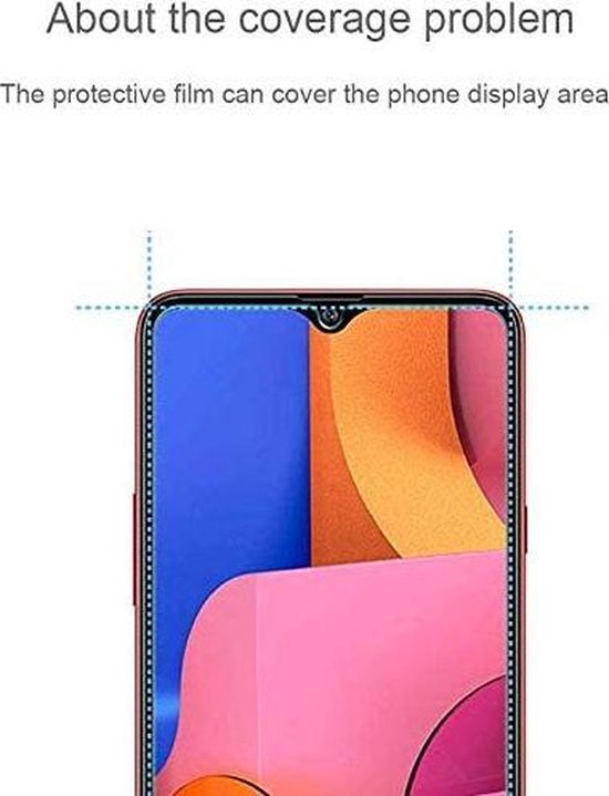Samsung Galaxy A21S Screenprotector Gehard 9H – Anti-kras – Tempered Glas – 1-Pack-Ilumina Benelux