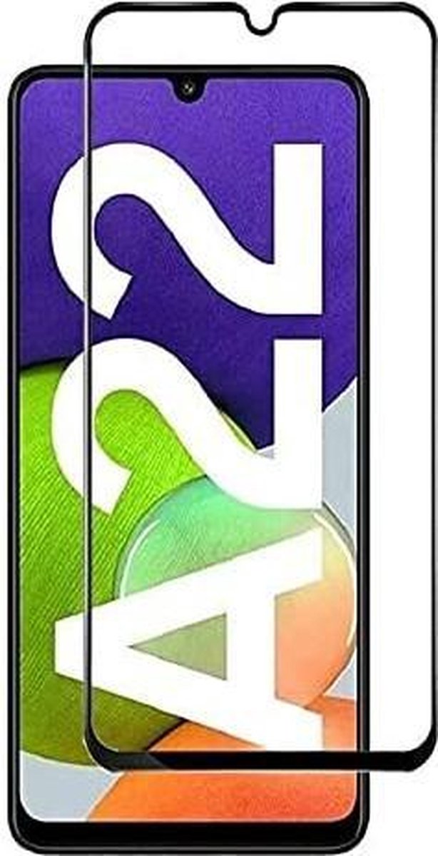 Samsung Galaxy A22 4G Screenprotector Full Cover Screenprotector Gehard 9H – 3-Pack-Ilumina Benelux
