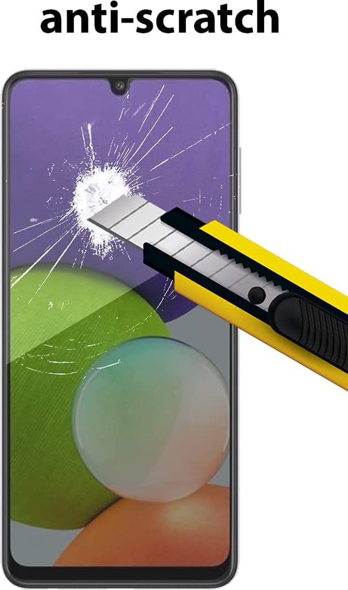 Samsung Galaxy A22 4G Screenprotector Gehard 9H – Anti-kras – 2-Pack-Ilumina Benelux