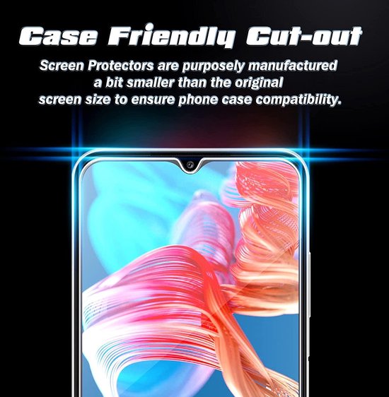 Samsung Galaxy A22 4G Screenprotector Gehard 9H – Anti-kras – 3-Pack Tempered Glas-Ilumina Benelux