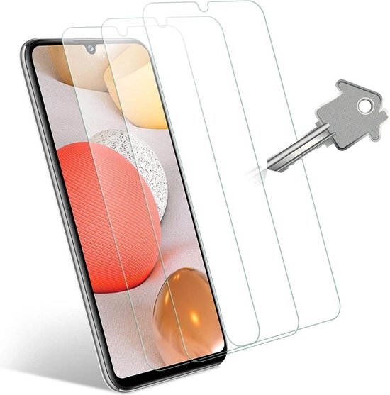 Samsung Galaxy A22 4G Screenprotector Gehard 9H – Anti-kras – 3-Pack Tempered Glas-Ilumina Benelux