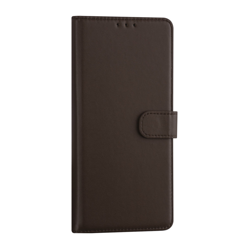 Samsung Galaxy A22 5G Booktype hoesje - Bruin - Pasjeshouder - Magneetsluiting-Hoesjes-Ilumina Benelux