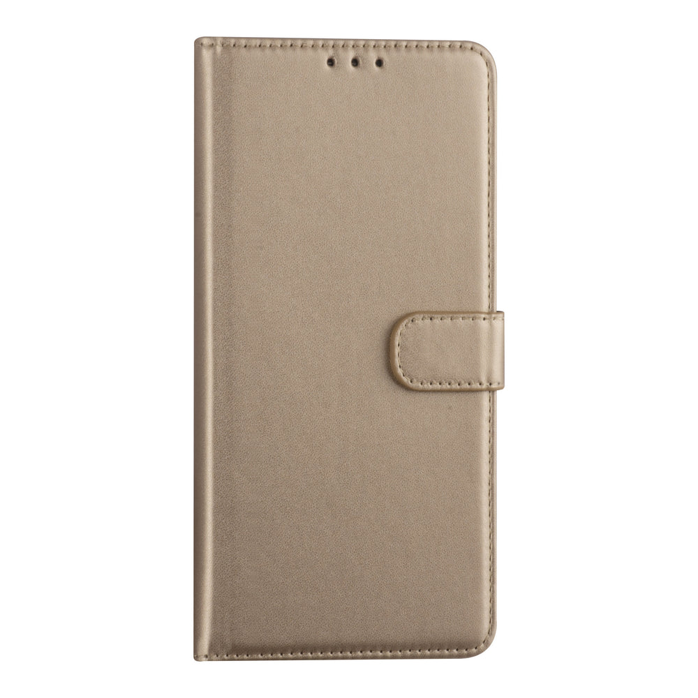 Samsung Galaxy A22 5G Booktype hoesje - Goud - Pasjeshouder - Magneetsluiting-Hoesjes-Ilumina Benelux