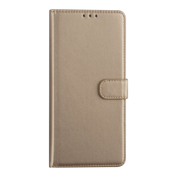 Samsung Galaxy A22 5G Booktype hoesje - Goud - Pasjeshouder - Magneetsluiting-Hoesjes-Ilumina Benelux