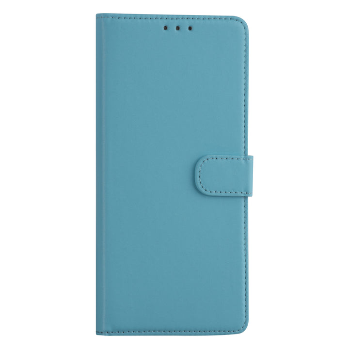 Samsung Galaxy A22 5G Booktype hoesje - LichtBlauw - Pasjeshouder - Magneetsluiting-Hoesjes-Ilumina Benelux