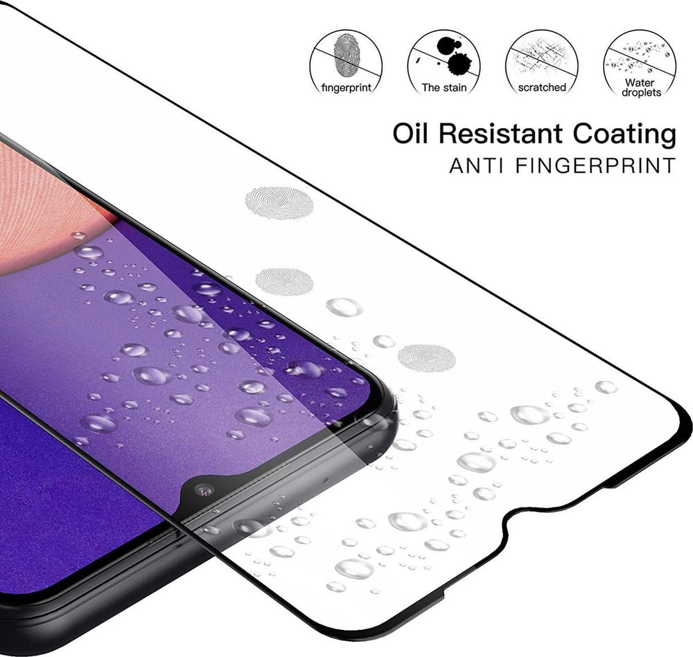 Samsung Galaxy A22 5G Screenprotector Full Cover Screenprotector Gehard 9H – 3-Pack-Ilumina Benelux