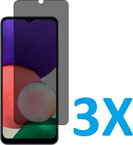Samsung Galaxy A22 5G Screenprotector Gehard 9H – Anti-kras – 3-Pack-Ilumina Benelux