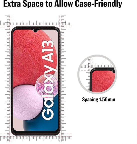 Samsung Galaxy A23 5G A236 & A13 4G Screenprotector Gehard 9H – Anti-kras – 3-Pack-Ilumina Benelux