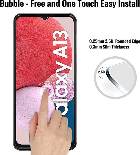 Samsung Galaxy A23 5G A236 & A13 4G Screenprotector Gehard 9H – Anti-kras – 3-Pack-Ilumina Benelux