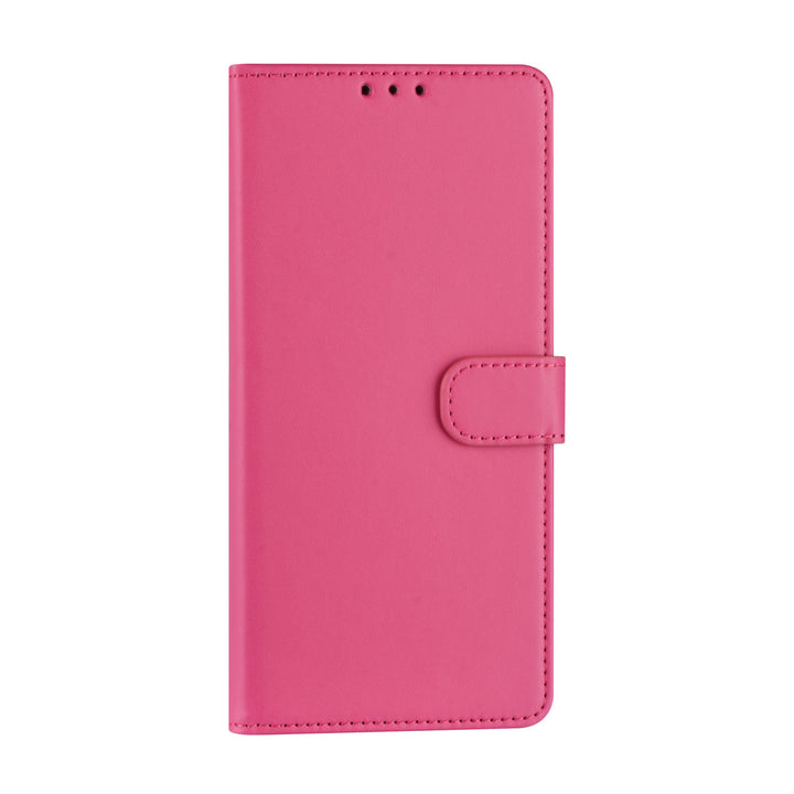 Samsung Galaxy A23 Book Case hoesje - Pasjeshouder voor 3 pasjes - Magneetsluiting - Felroze-Hoesjes-Ilumina Benelux