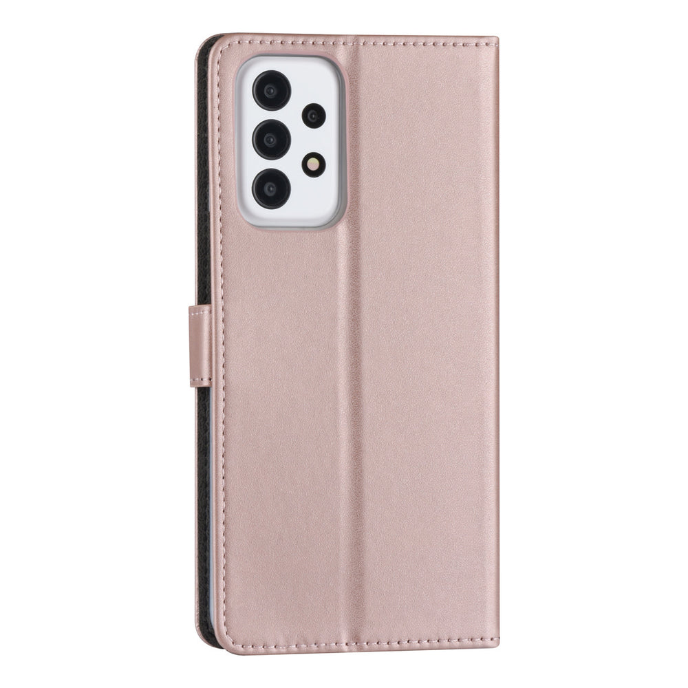 Samsung Galaxy A23 Book Case hoesje - Pasjeshouder voor 3 pasjes - Magneetsluiting - Rose Gold-Hoesjes-Ilumina Benelux
