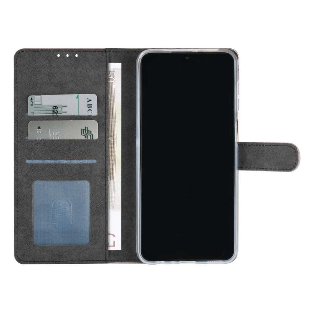 Samsung Galaxy A23 Book Case hoesje - Pasjeshouder voor 3 pasjes - Magneetsluiting - Rose Gold-Hoesjes-Ilumina Benelux