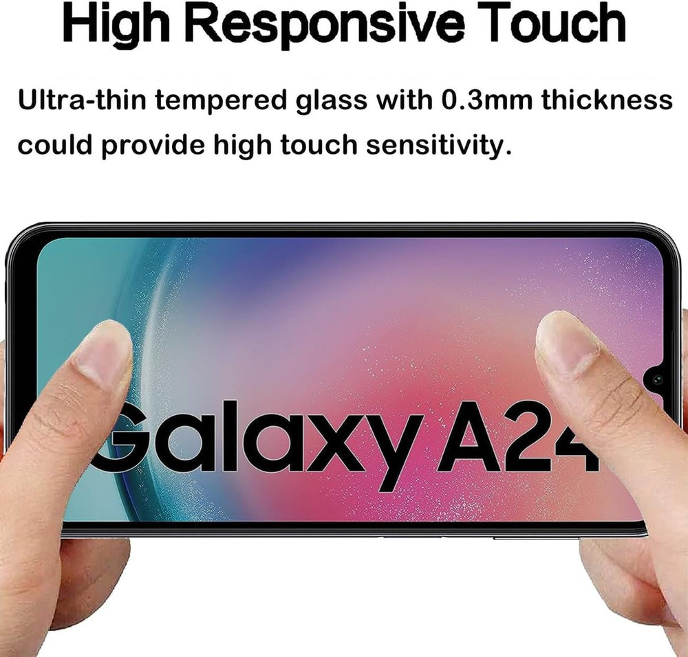 Samsung Galaxy A24/A25 4G/5G – Privacy Screenprotector – 9H Gehard Glas – 3-Pack-Ilumina Benelux