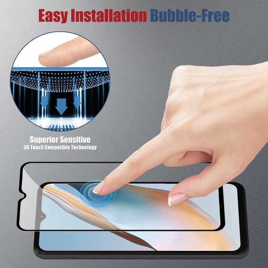 Samsung Galaxy A26 / A17 5G Screenprotector Full Cover Screenprotector Gehard 9H – 1-Pack-Ilumina Benelux