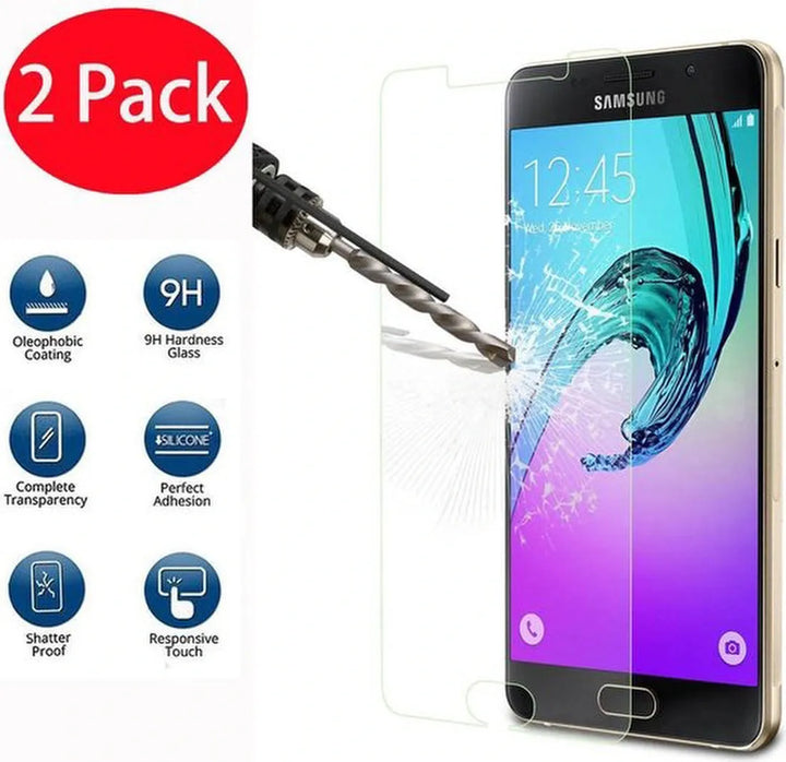 Samsung Galaxy A3 2016 Screenprotector Gehard 9H – Anti-kras – 2-Pack-Ilumina Benelux