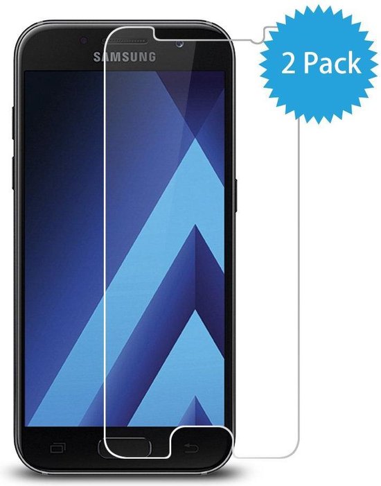Samsung Galaxy A3 2017 Screenprotector Gehard 9H – Anti-kras – 2-Pack-Ilumina Benelux