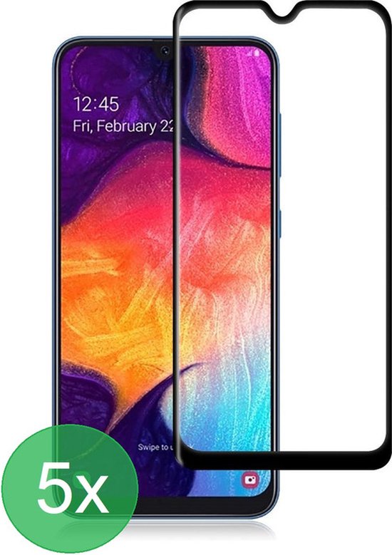 Samsung Galaxy A30s/A50/A50s Screenprotector Full Cover Screenprotector Gehard 9H – 5-Pack-Ilumina Benelux