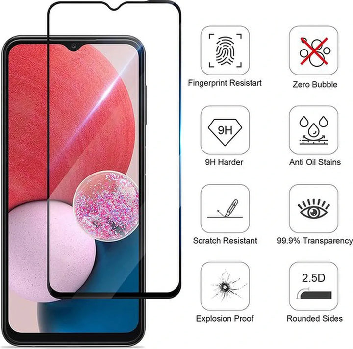 Samsung Galaxy A32 4G Screenprotector Full Cover Screenprotector Gehard 9H – 1-Pack-Ilumina Benelux