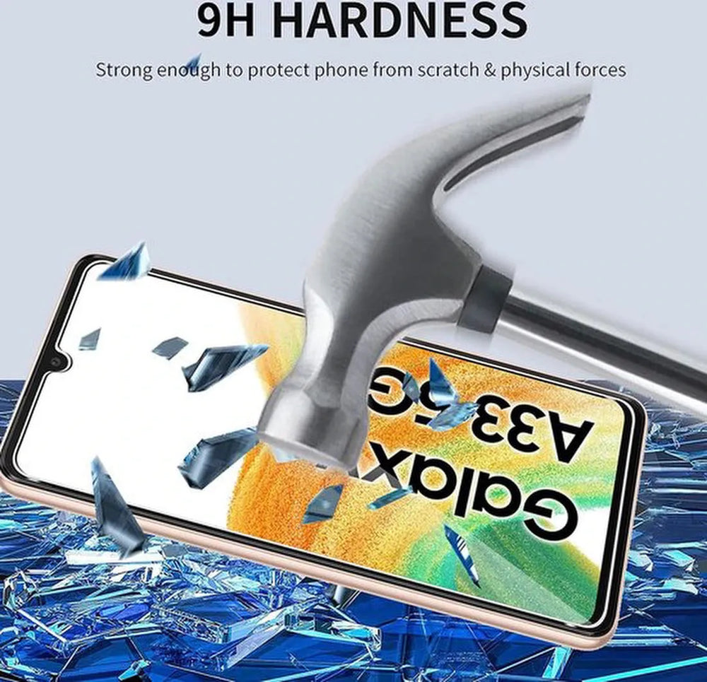 Samsung Galaxy A33 5G A336 Screenprotector Gehard 9H – Anti-kras – 5-Pack-Ilumina Benelux