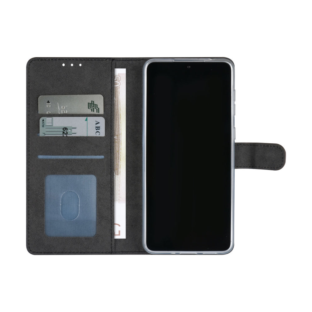 Samsung Galaxy A33 5G Book Case hoesje - Pasjeshouder voor 3 pasjes - Magneetsluiting - Bruin-Hoesjes-Ilumina Benelux