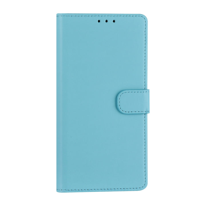 Samsung Galaxy A33 5G Book Case hoesje - Pasjeshouder voor 3 pasjes - Magneetsluiting - LichtBlauw-Hoesjes-Ilumina Benelux