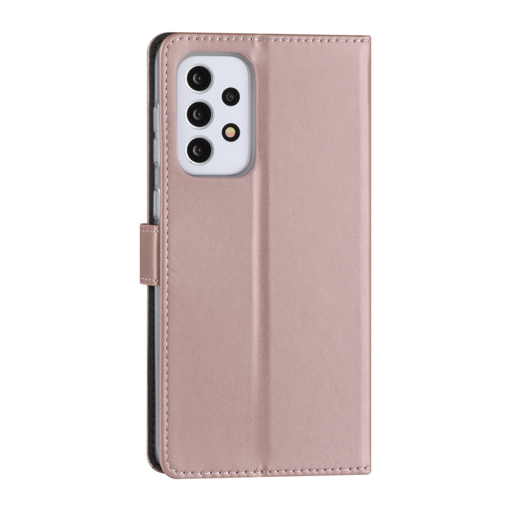 Samsung Galaxy A33 5G Book Case hoesje - Pasjeshouder voor 3 pasjes - Magneetsluiting - Rose Gold-Hoesjes-Ilumina Benelux