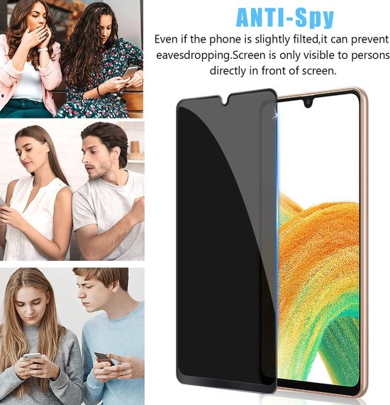 Samsung Galaxy A33 5G Screenprotector Gehard 9H – Anti-kras – 1-Pack-Ilumina Benelux