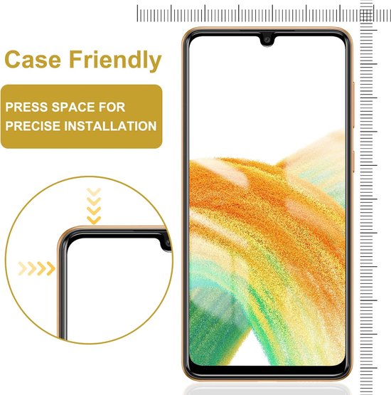 Samsung Galaxy A33 5G Screenprotector Gehard 9H – Anti-kras – 1-Pack-Ilumina Benelux
