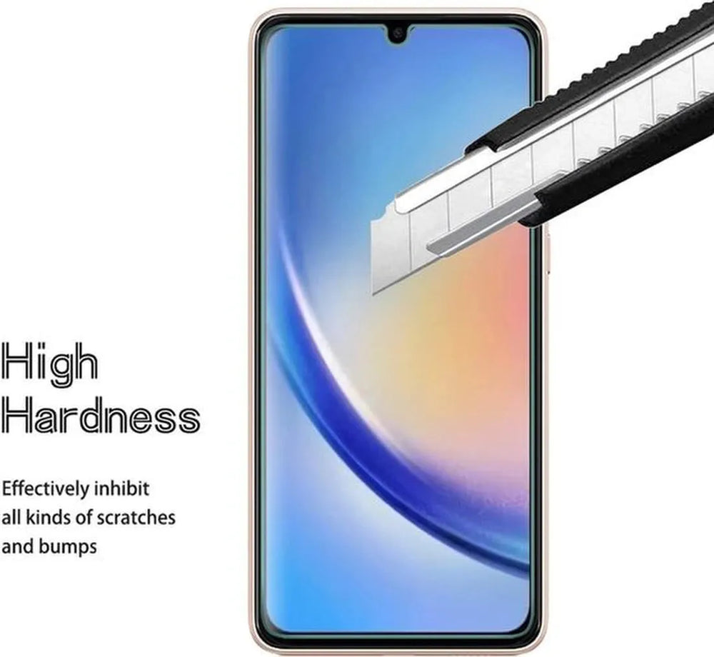 Samsung Galaxy A34 Screenprotector Gehard 9H – Anti-kras – 1-Pack-Ilumina Benelux